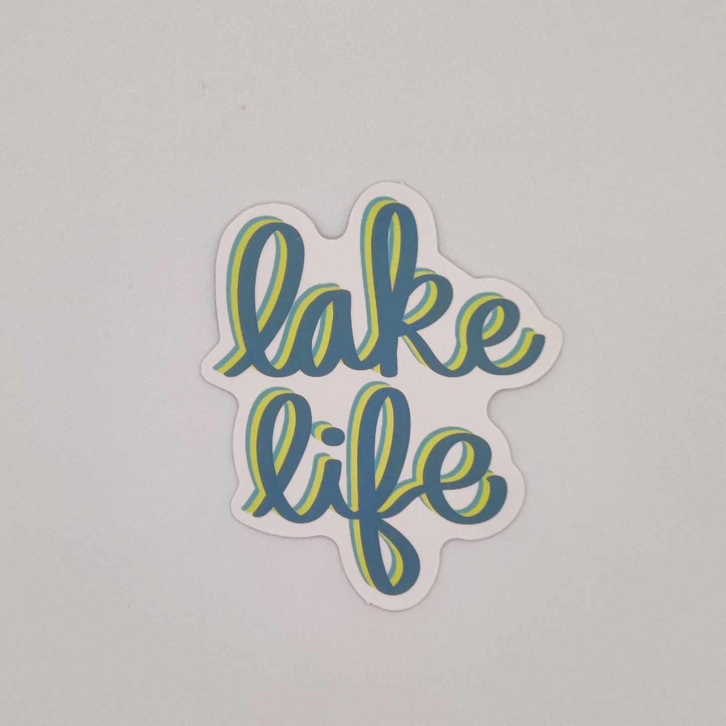 Lake Life 🌊 quote sticker