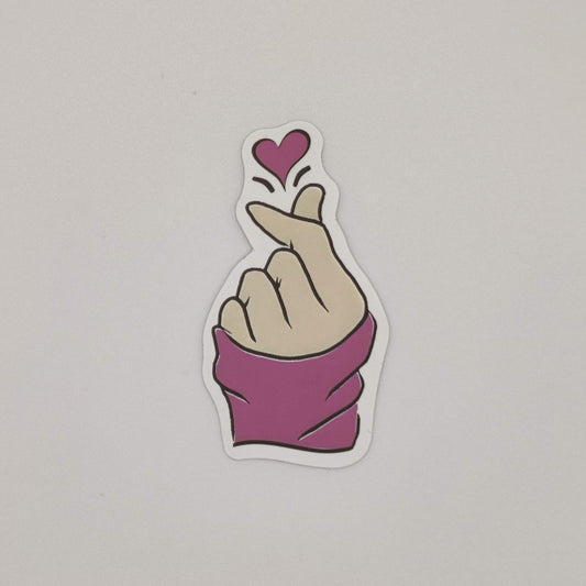 Love 💗 with Finger picture  Sticker