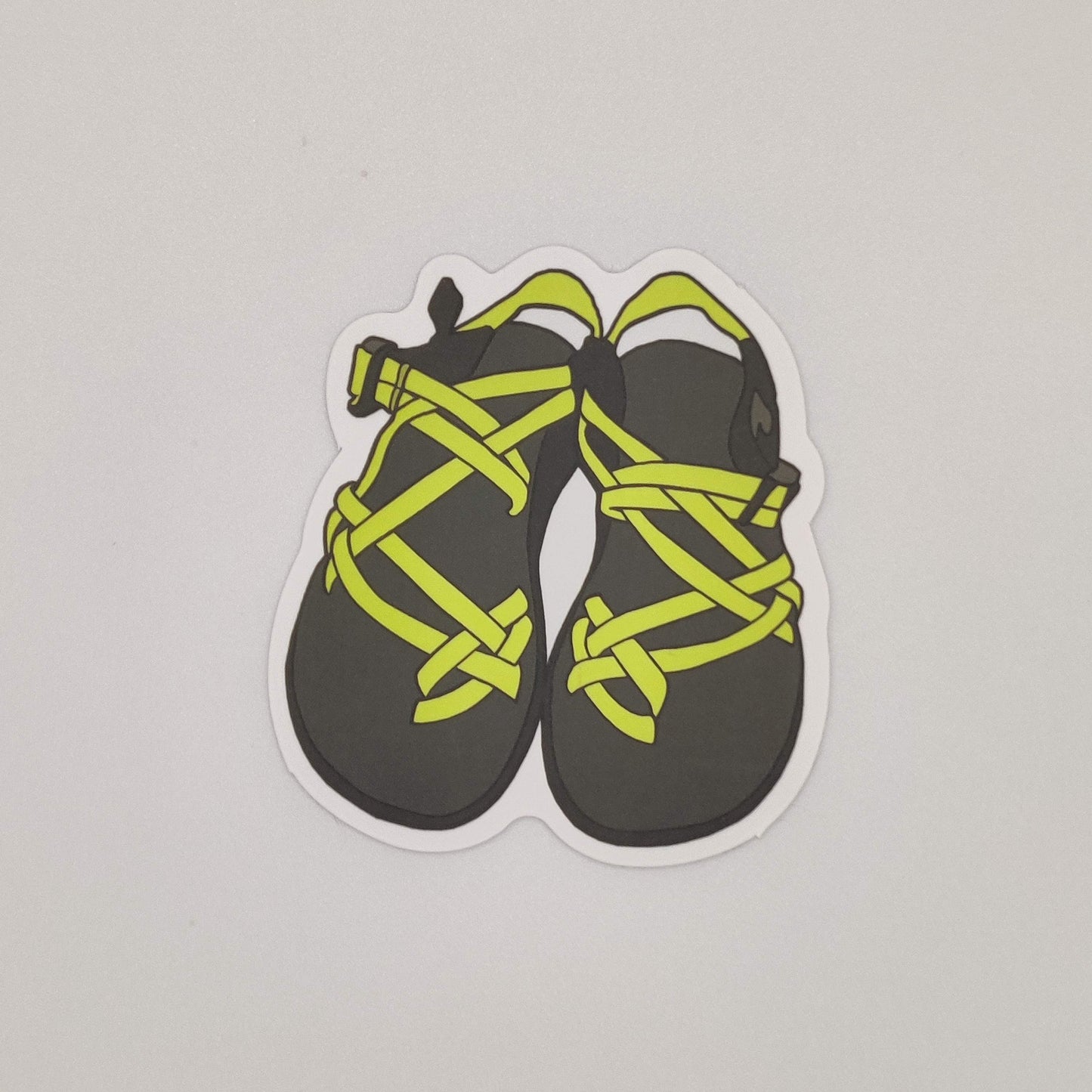 Black and green Sandals 🩴 picture Sticker