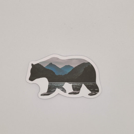 Mountain 🏔️ bear 🐻 outside Sticker