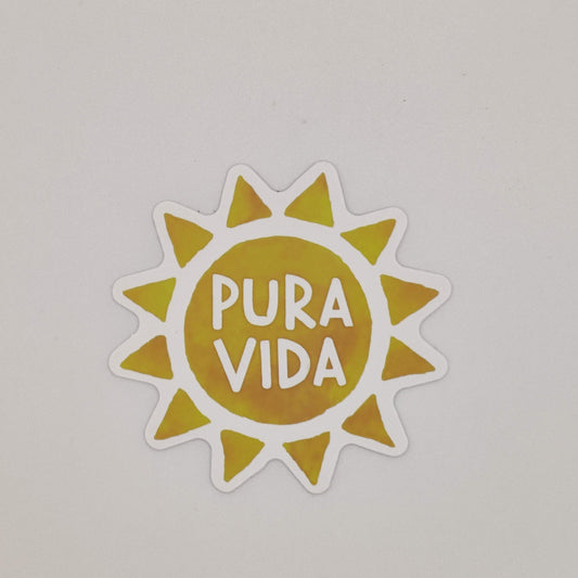 Sunny ☀️ 😎 Pura Vida outside Sticker