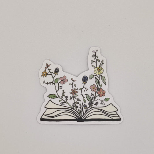 Flowery Book 📕 picture Sticker