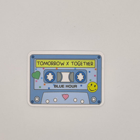 Blue 🔵  hour mixtape picture sticker